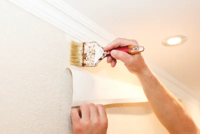 Pose de papier peint à Puivert — revêtements muraux et toiles de verre